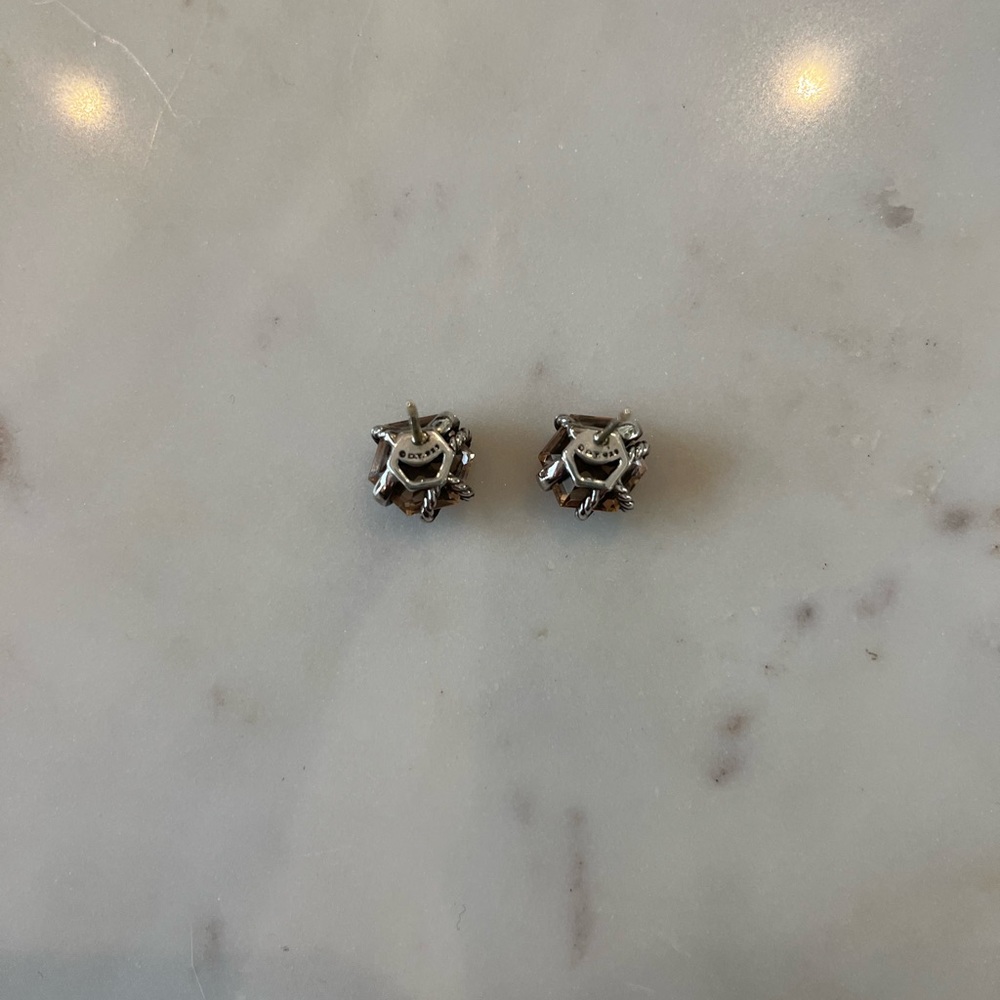 DAVID YURMAN Morganite Cable Wrap Earrings - Picture 2 of 2
